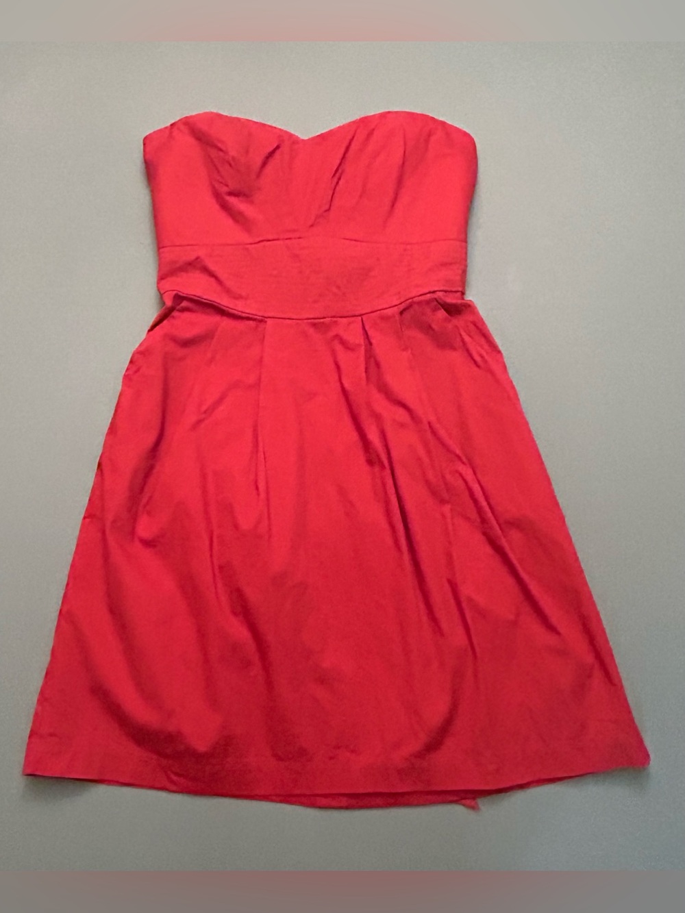 Vintage Y2K 00's Trixxi Strapless Sweetheart Cocktail Dress in Red